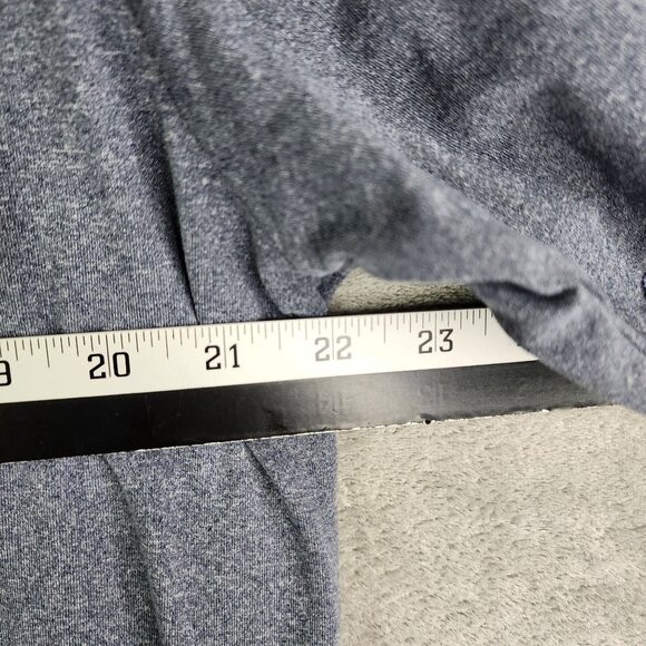 Blue Performance Polo Shirt with Moisture-Wicking Fabric - Picture 9 of 10